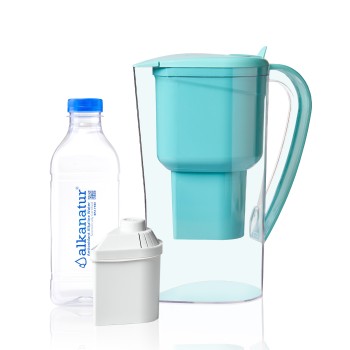 Carafe Alkanatur Drops avec 1 filtre