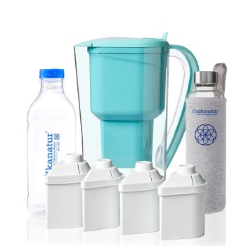 Pack d'alcalinité avec bouteille en borosilicate avec 4...