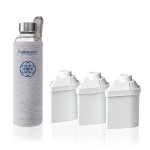 Pack de filtros Alkanatur Drops (a elegir modelo) con botella de borosilicato