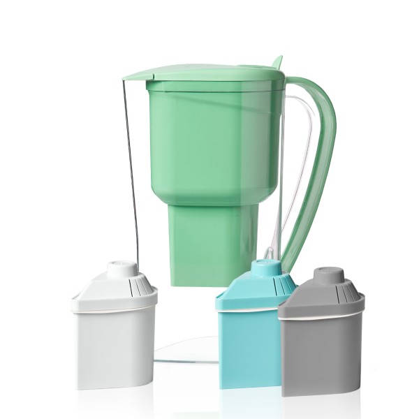 Pack Mixte: Carafe Alkanatur Drops avec 3 filtres assortis