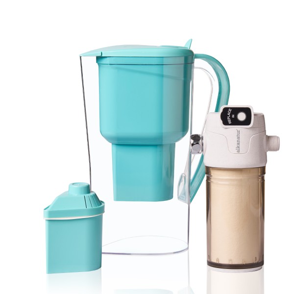 Alkanatur Drops jug and Replaceable shower filter Pack