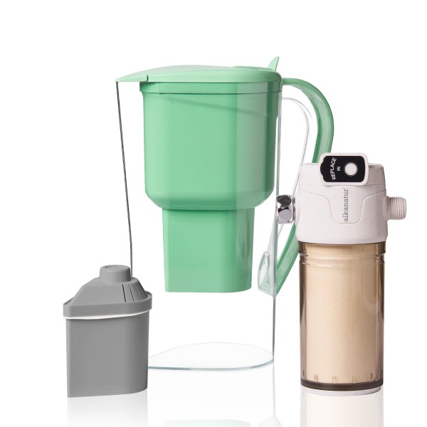 Alkanatur Drops jug and Replaceable shower filter Pack