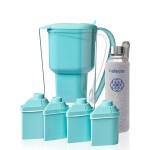 Alkalinity pack with borosilicate bottle and 4 filters