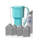 Alkalinity pack with borosilicate bottle and 4 filters