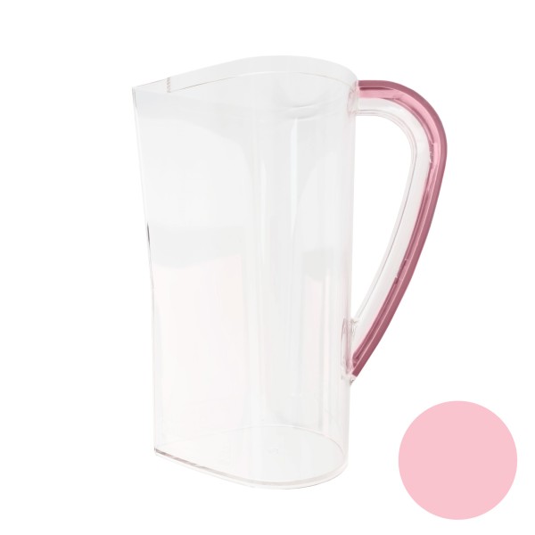 Cuerpo Transparente Jarra Drops Rosa