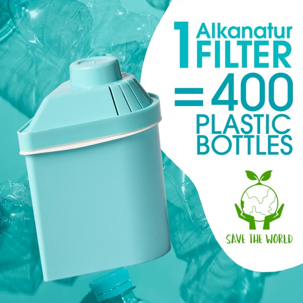 Pack de Alcalinidad con botella de borosilicato con 4 filtros