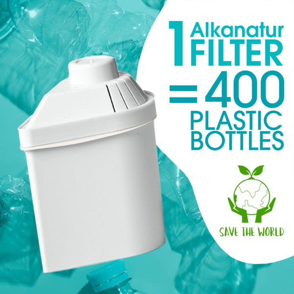 Jarra Alkanatur Drops con Botella de Borosilicato