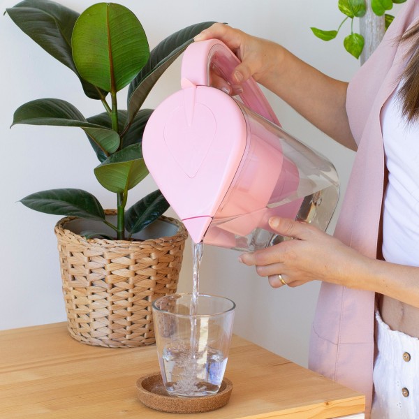 Alkanatur Drops Solidarity Pink Low Magnesium Emission Jug with 1 filter