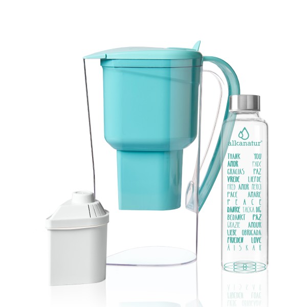 Jarra Alkanatur Drops con Botella de Borosilicato