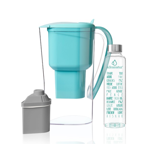 Jarra Alkanatur Drops con Botella de Borosilicato