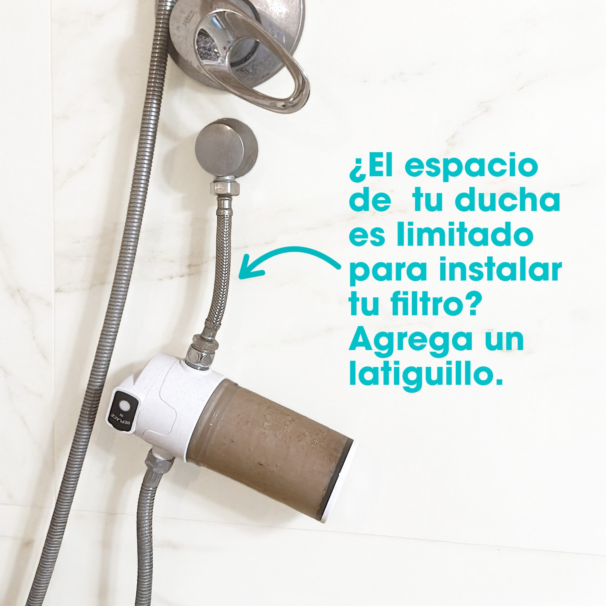 Waterfilter voor douche en badkamer, 30.000 l, voor haar en huid Waterfilter voor douche en badkamer, 30.000 l, voor haar en huid