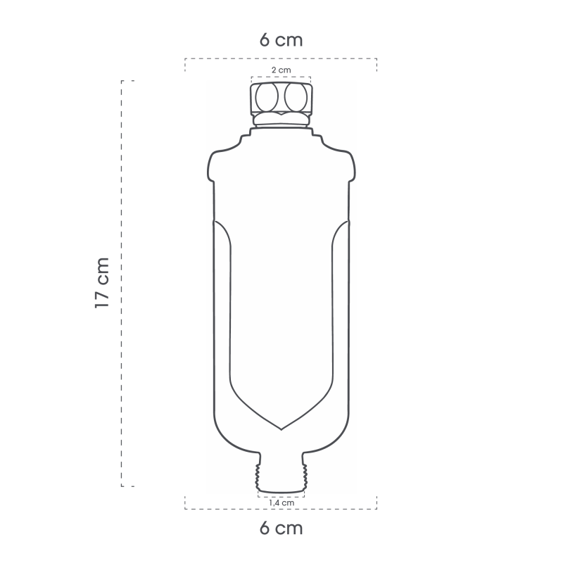 Filtre de douche Alkanatur 30 000 L. De l'eau filtrée sans chlore dans votre douche