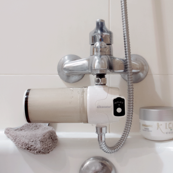 Pack Carafe Alkanatur Drops et Filtre de Douche 50 000 L
