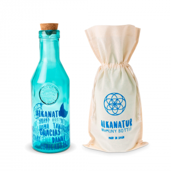 Botella de cristal borosilicato para agua Alkanatur - Slow Shop granel