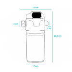 Alkanatur Drops jug and Replaceable shower filter Pack