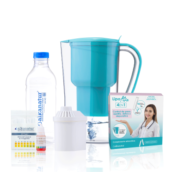 Pack Detox: Alkanatur Drops Jug with 1 filter + LipoAlka