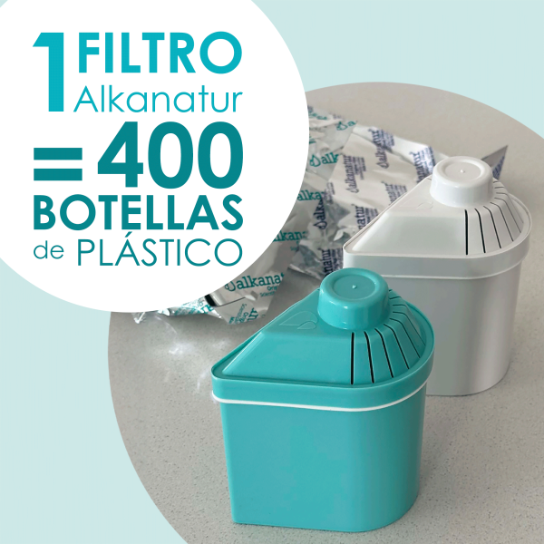 Pack filtre Alkanatur Drops avec bouteille en borosilicate